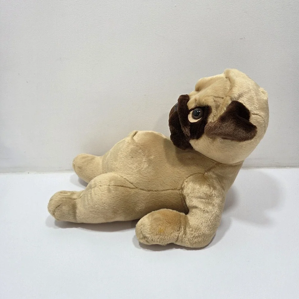 Bestever Toy Pug Dog Plush Lounging‎ Puppy Laying Stuffed Animal